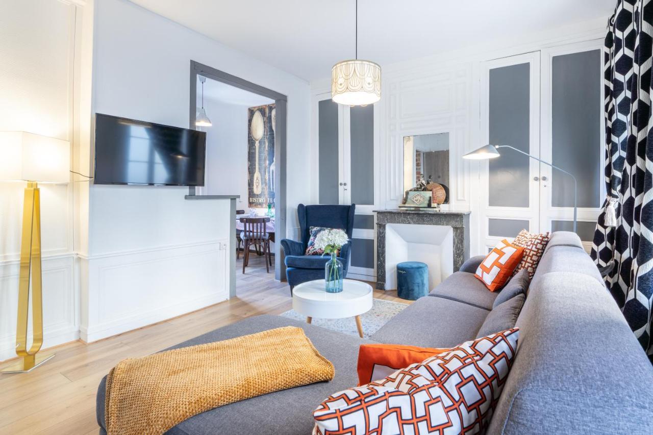 Townhouse Trouville - Appart'Hotel & Studios Eksteriør bilde
